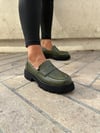 MASİSMASİS RENVER HAKİ GERÇEK DERİ LOAFER 