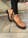 MASİSMASİS RENVER TABA GERÇEK DERİ LOAFER 