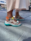 MASİSMASİS RESTA BEJ MULTİ TURUNCU SPOR SANDALET