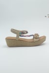 MASİSMASİS ROSİMO CAMEL BONCUKLU SANDALET