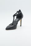 MASİSMASİS SUCRA SİYAH GERÇEK DERİ STİLETTO