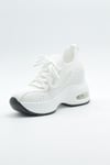 MASİSMASİS TİME BEYAZ TAŞLI DOLGU SNEAKER