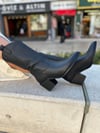 MASİSMASİS VİYANA SİYAH GERÇEK DERİ WESTERN ÇİZME