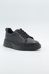 MASİSMASİS ZAGRE SİYAH GERÇEK DERİ SNEAKER