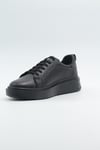 MASİSMASİS ZAGRE SİYAH GERÇEK DERİ SNEAKER