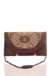 Mottif  İstanbul  Otantik Dokuma Kadın Portföy Clutch Çanta 1007.06