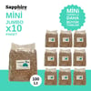 Sapphire Mini Jumbo İnce Taneli Hızlı Topaklanan Kedi Kumu 100 Lt + Kürek (10 Lt x 10 Adet)