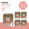 Sapphire Orta Boy Kuru ve Sert Topaklanan Kedi Kumu 50 Lt (10 Lt x 5 Adet)