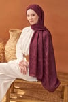 SERMODA , Tesettür Şal & Eşarp , Aerobin Jakar Sarmaşık Desenli Şal 151