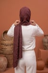 SERMODA , Tesettür Şal & Eşarp , Aerobin Jakar Sarmaşık Desenli Şal 157