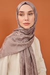 SERMODA , Tesettür Şal & Eşarp , Aerobin Jakar Sarmaşık Desenli Şal 21