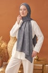 SERMODA , Tesettür Şal & Eşarp , Aerobin Jakar Sarmaşık Desenli Şal 35
