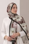 SERMODA , Tesettür Şal & Eşarp , Bambu Kraş Çiçek Baskılı Şal 16