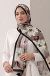 SERMODA , Tesettür Şal & Eşarp , Bambu Kraş Çiçek Baskılı Şal 16