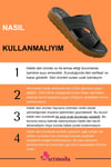 SERMODA , Slippers , Hakiki Deri Erkek Terlik - Yumuşak Kalın Taban Tabanlı Hakiki Deri Erkek Terlik A Şır Füme