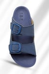 SERMODA , Kadın Terlik & Sandalet Modelleri ve Fiyatları | Sermoda , Kadın Terlik  – Esnek Anatomik Tabanlı Ayarlanabilir Çift Tokalı Kadın Terlik Mavi