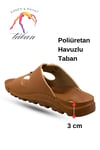 SERMODA , Kadın Terlik & Sandalet Modelleri ve Fiyatları | Sermoda , Kadın Terlik  – Esnek Anatomik Tabanlı Ayarlanabilir Çift Tokalı Kadın Terlik Taba