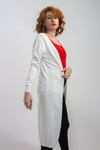 Sermoda Cepli Uzun Triko Kadın Hırka 6027 Ekru