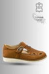 SERMODA , Sandalet , Sermoda Çocuk Sandalet - Cırtlı Süet Yumuşak Taban Erkek Çocuk Sandalet Taba