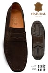 SERMODA , Günlük Ayakkabı , Sermoda Erkek Loafer - Hakiki Deri Rok Loafer Erkek Ayakkabı Süet Kahve
