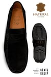 SERMODA , Günlük Ayakkabı , Sermoda Erkek Loafer - Hakiki Deri Rok Loafer Erkek Ayakkabı Süet Siyah