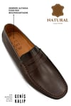 SERMODA , Günlük Ayakkabı , Sermoda Erkek Loafer - Hakiki Deri Rok Loafer Erkek Ayakkabı Kahve