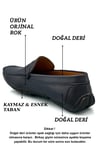 SERMODA , Günlük Ayakkabı , Sermoda Erkek Loafer - Hakiki Deri Rok Loafer Erkek Ayakkabı Lacivert