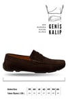 SERMODA , Günlük Ayakkabı , Sermoda Erkek Loafer - Hakiki Deri Rok Loafer Erkek Ayakkabı Süet Kahve