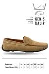 SERMODA , Günlük Ayakkabı , Sermoda Erkek Loafer - Hakiki Deri Rok Loafer Erkek Ayakkabı Süet Bej