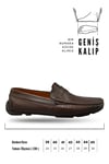 SERMODA , Günlük Ayakkabı , Sermoda Erkek Loafer - Hakiki Deri Rok Loafer Erkek Ayakkabı Kahve