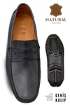 SERMODA , Günlük Ayakkabı , Sermoda Erkek Loafer - Hakiki Deri Rok Loafer Erkek Ayakkabı Lacivert