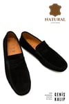 SERMODA , Günlük Ayakkabı , Sermoda Erkek Loafer - Hakiki Deri Rok Loafer Erkek Ayakkabı Süet Siyah