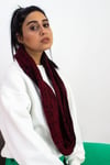 Sermoda Triko Boyunluk Bordo