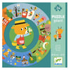 Djeco Yuvarlak Puzzle 24 Parça - Bir Yıl
