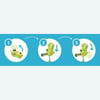 Globber Dino T-Bar Aksesuar - Yeşil