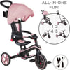 Globber Explorer 4 in 1 Katlanabilir Bisiklet - Pastel Pembe