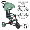 Globber Explorer 4 in 1 Katlanabilir Bisiklet - Zeytin Yeşili