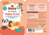 HOLLE ORGANİK PANDA PEACH (BUĞDAY, ŞEFTALİ, KAYISI, MUZ PÜRESİ)