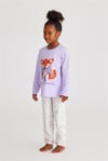 Katia&Bony Lovely Lilac Kız Çocuk Pijama Takımı Lila