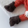 Mama-yoyo Bebek Teddy Patik ve Bere Seti Kahverengi