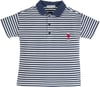 Mamino Lacivert Çizgili T-Shirt 17433