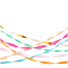 Meri Meri - Bright Crepe Paper Streamers - Renkli Kağıt Şeritler