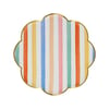 Meri Meri - Colourful Pattern Side Plates - Renkli Desenler Tabaklar - 8'li