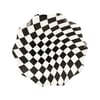 Meri Meri - Halloween Checker Side Plates - Cadılar Bayramı Damalı Tabaklar (M) 8'li