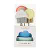 Meri Meri - Happy Weather Cupcake Kit - Gökyüzü Cupcake Kit - 24'lü