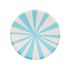 Meri Meri - Mixed Stripe Side Plates - Karışık Çizgili Tabaklar - M - 8'li