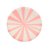 Meri Meri - Mixed Stripe Side Plates - Karışık Çizgili Tabaklar - M - 8'li