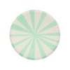 Meri Meri - Mixed Stripe Side Plates - Karışık Çizgili Tabaklar - M - 8'li