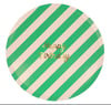 Meri Meri - Stripe Happy Birthday Dinner Plates - Çizgili Happy Birthday Tabaklar (L) (x8)