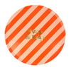 Meri Meri - Stripe Happy Birthday Dinner Plates - Çizgili Happy Birthday Tabaklar (L) (x8)